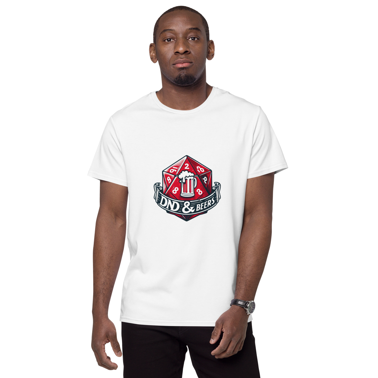 DnD&Beers Logo Men's Premium Cotton t-shirt