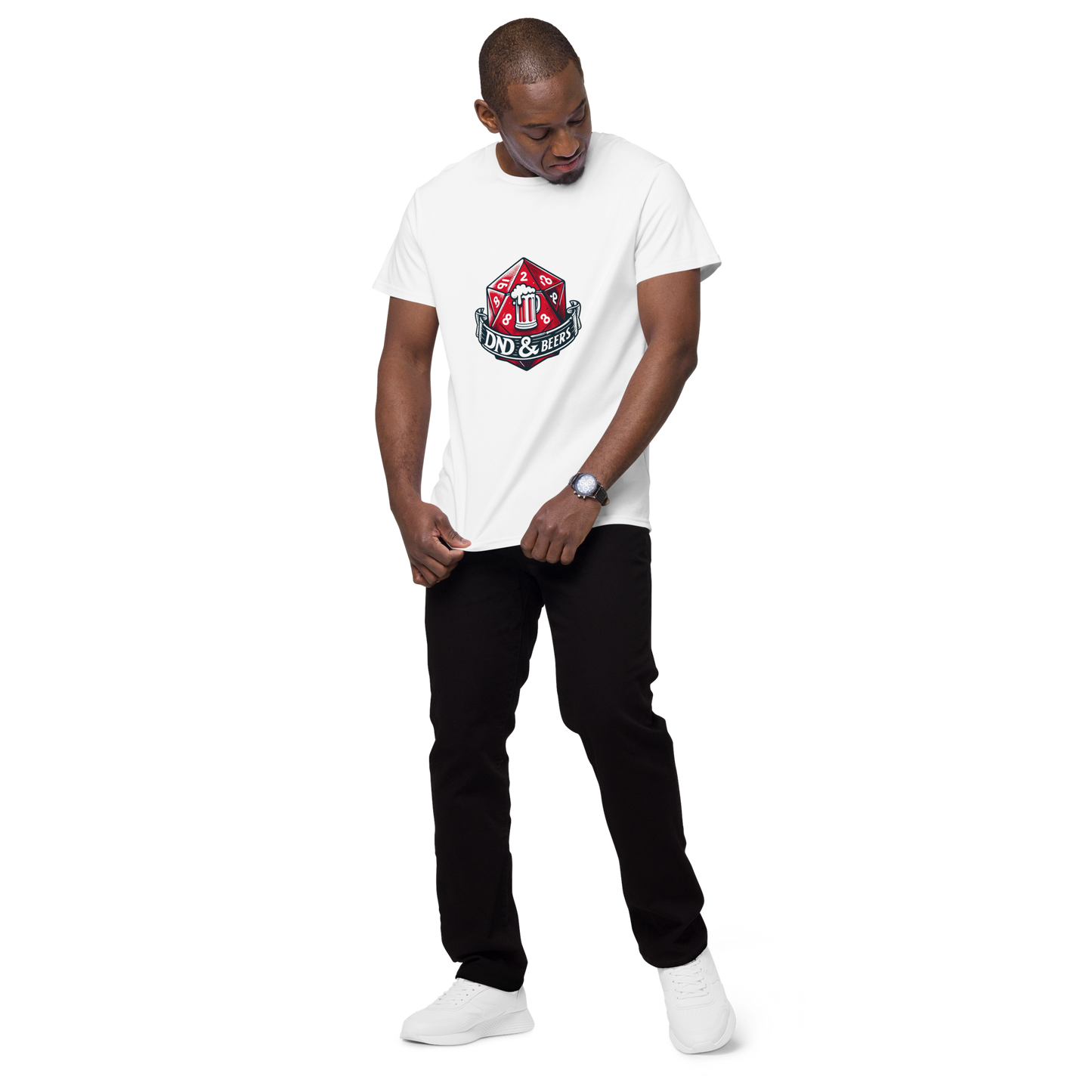 DnD&Beers Logo Men's Premium Cotton t-shirt