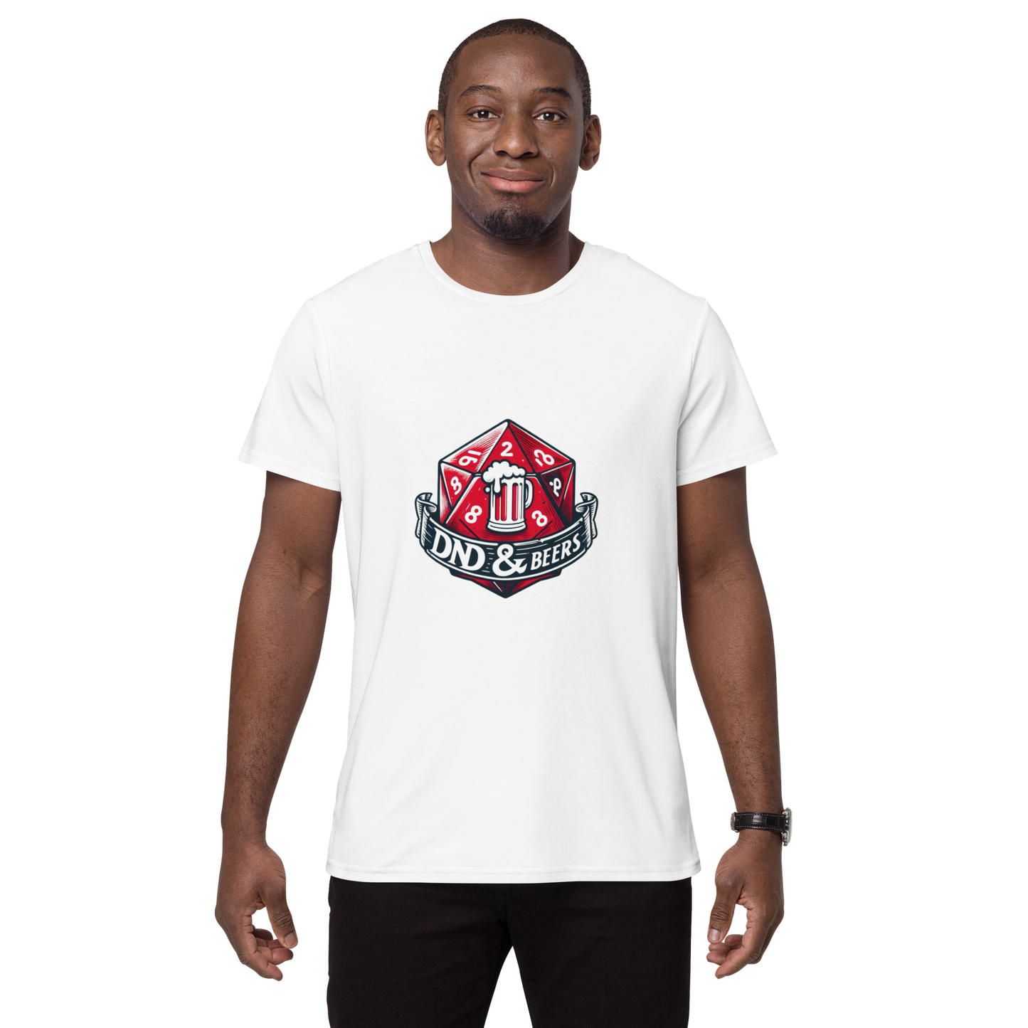 DnD&Beers Logo Men's Premium Cotton t-shirt