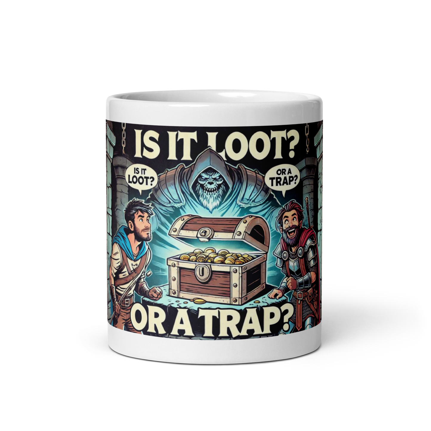 Loot or Trap White Mug 325 ml