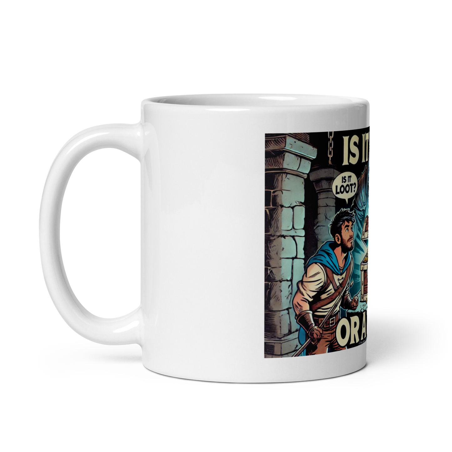 Loot or Trap White Mug 325 ml