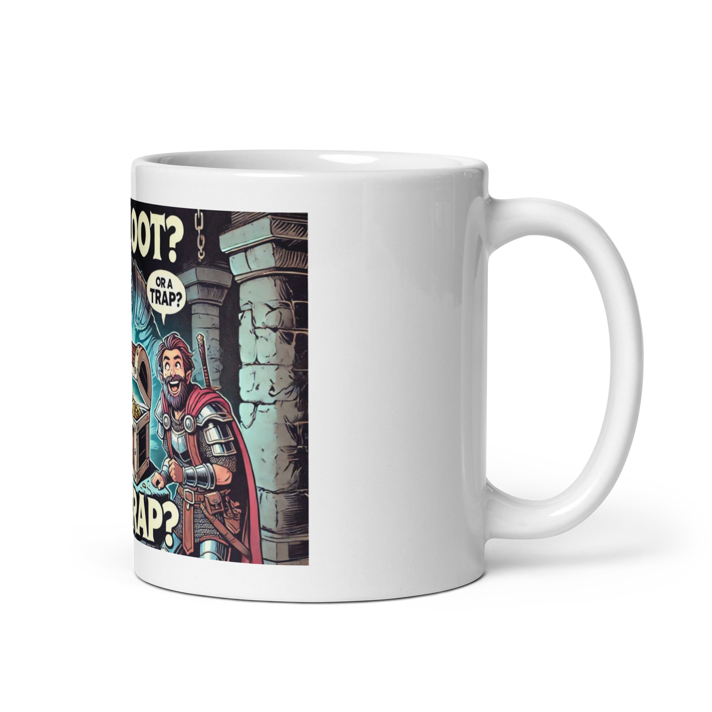 Loot or Trap White Mug 325 ml