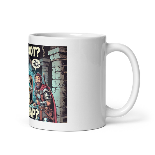 Loot or Trap White Mug 325 ml